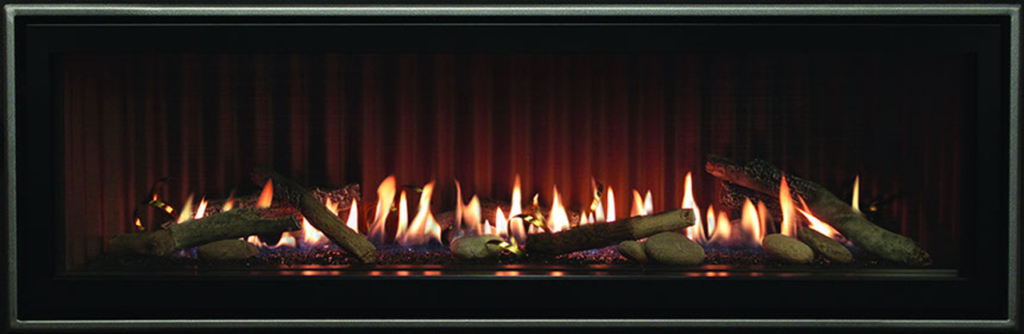 Gas Fireplace Wide